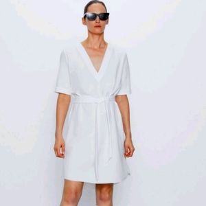 Zara White Dress